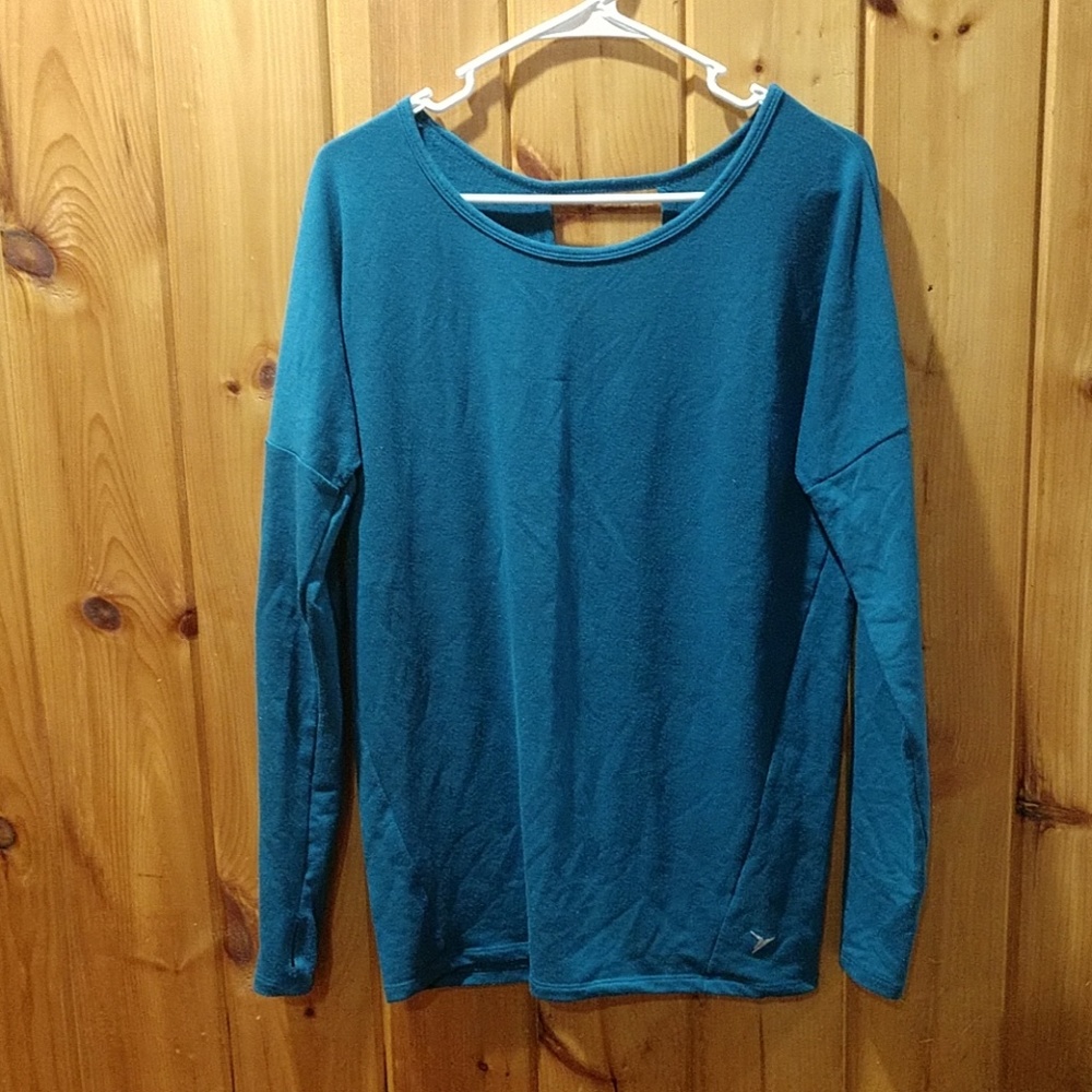 Open back long sleeved top